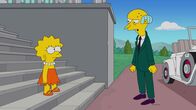 Die Simpsons – Lisa (l.); Mr. Burns (r.)