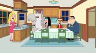 American Dad! – L-R: Francine, Roger, Hayley, Steve, Stan