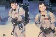 Ghostbusters – L-R:Dr. Raymond Stantz (Dan Aykroyd), Dr. Peter Venkman (Bill Murray).