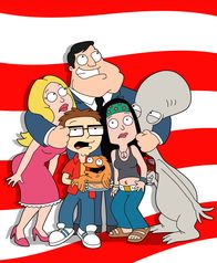 American Dad! – AMERICAN DAD: From "Family Guy" creator Seth MacFarlane comes the animated story of STAN SMITH, who works for the CIA and is constantly on the alert for terrorist activity. Stan will go to extremes to protect his beloved America from harm in the new FOX animated series AMERICAN DAD. The AMERICAN DAD special preview episaode airs Sunday, Jan. 6 following SUPER BOWL XXXIX and THE SIMPSONS. lockwise from Top: Stan, Rodger, Hayley, Klaus, Steve and Francine.