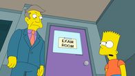Die Simpsons – "Die Simpsons", "Das Bart Ultimatum." Die Grundschule von Springfield soll dank Mr. Burns, der die Energiepreise immer weiter antreibt, geschlossen werden. Ausgerechnet die Klasse mit den schlechtesten Schülern soll geschlossen werden. Dazu müssen alle Kinder einen Test ablegen. Die ganze Hoffnung liegt jetzt auf Bart, der mit seinem Prüfungsergebnis den ganzen Durchschnitt noch verbessern kann.
