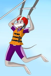 Geronimo Stilton – Geronimos Schwester Thea ist bei jedem Abenteuer dabei.