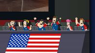American Dad! – L-R: Steve, Dick, Stan, Jackson, Hooper, Duper