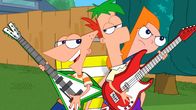Phineas und Ferb – L-R: Phineas Flynn, Ferb Fletcher, Candace Flynn
