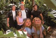 Turbo: Der Power-Rangers-Film – v.l.n.r.: Bulk (Jason Narvy), Kimberly (Amy Jo Johnson), Farkas (Paul Schrier) und Jason (Austin St. John).