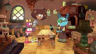 Amphibia – L-R: Sprig Plantar, Polly Plantar, Anne Boonchuy, Leopold Loggle