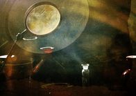 Wunder der Wissenschaft – Versuchsanordnung zur Bündelung von Sonnenstrahlen.