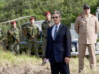 The Expendables – Eric Roberts (James Monroe), David Zayas (General Garza).