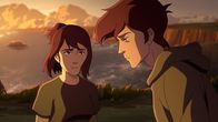 Pantheon – Maddie Kim (l.); Caspian (r.)
