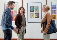 SOKO Kitzbühel – v.li.: Lukas Roither (Jakob Seeböck), Nina Pokorny (Julia Cencig), Judith Scheicher (Stefanie von Poser).
