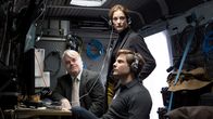 A Most Wanted Man – L-R: Günther Bachmann (Philip Seymour Hoffman), Niki (Vicky Krieps), Maximilian (Daniel Brühl).