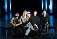 Germany's next Topmodel - by Heidi Klum – (v.l.n.r.) Kevin Germanier; Heidi Klum; Ashton Michael; Esther Perbandt