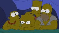 Die Simpsons – (v.l.n.r.) Marge; Lisa; Bart; Homer