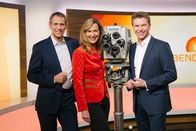 Abendschau – Moderatoren Roman Roell, Annette Betz, Christoph Deumling und Matthias Keller-May (Leiter Abendschau).