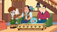 American Dad! – L-R: Roger, Rusty, Klaus, Stan