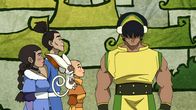 Avatar - Herr der Elemente – L-R: Actress Katara, Actor Sokka, Actress Aang, Actor Toph