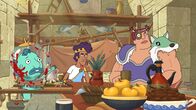 Krapopolis – v.li.: Hippocampus, Tyrannis, Stupendous