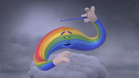 Wolkenkinder – Herr Regenbogen dirigiert das Gewitter-Orchester.