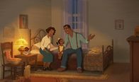 Küss den Frosch – L-R:: Eudora, Tiana und James