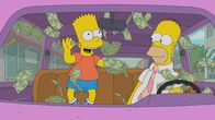 Die Simpsons – Bart (l.); Homer (r.)