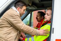Bettys Diagnose – Von links: Dr. Paul Eckart (Florian Frowein), Marian Ionescu (Christopher Köberlein), Sven Schmidtke (Knud Riepen)