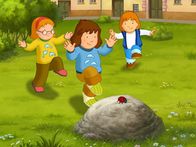 Lauras Stern – Laura, Sofie und Tommy wollen den Käfer wieder einfangen.