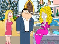 American Dad! – L-R: Francine, Stan, Roger