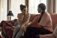 American Monster – Sam shows Abby bruise on her arm.