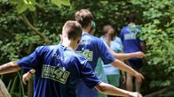 RUN4U – Das RUN4U-Team balanciert.