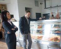 Elementary – L-R: Dr. Joan Watson (Lucy Liu) und Sherlock Holmes (Jonny Lee Miller)