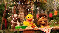 Unser Sandmännchen – Schnatterinchen, Pittiplatsch und Moppi feiern zusammen.