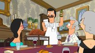 Bob's Burgers – L-R: Linda, Bob, Mr. Fischoeder, Shelby
