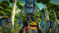 Tashi – Azgrog flößt Jack und Tashi große Angst ein.