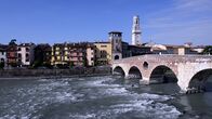 Hightech-Wunder der Geschichte – Ponte Pietra in Verona: Die Alten Römer bauten in großem Stil Steinbogenbrücken.