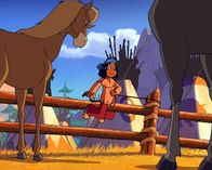 Yakari – Yakari übt Reiten
