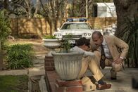 American Monster – Det May (GREG PARVESS), Hargett (ALEX AN-LOS) see Charles (SCOTT GEORGE) covered in blood and distraught.