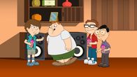 American Dad! – v.li.: Snot, Barry, Steve, Toshi