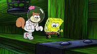 SpongeBob Schwammkopf – L-R: Sandy, SpongeBob