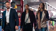 L.A.'s Finest – L-R: Jason Calloway (David Fumero), Sydney Burnett (Gabrielle Union), Nancy McKenna (Jessica Alba)