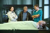 Schnell ermittelt – Ursula Strauss (Angelika Schnell), Oliver Karbus (Franz Pocher), Andreas Lust (Stefan Schnell).