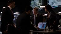 The Blacklist – L-R: Harold Cooper (Harry Lennix), Aram Mojtabai (Amir Arison), Donald Ressler (Diego Klattenhoff) und Samar Navabi (Mozhan Navabi)