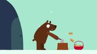 Animanimals – Der Bär bereitet alles für seinen Winterschlaf vor.