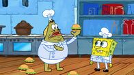 SpongeBob Schwammkopf – L-R: Mr. Crustacean, SpongeBob