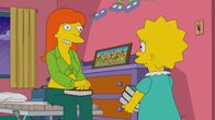Die Simpsons – Brandine (l.); Lisa (r.)