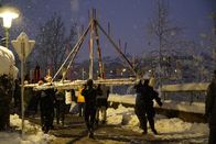Hoagascht – Der Stern wird zur Salzach getragen für das Adventschwimmen in Hallein des TC Delphin Hallein