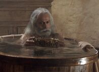Die glorreichen 10 – Forschung in der Badewanne: Archimedes entdeckt die spezifische Dichte. Honorarfrei - nur für diese Sendung bei Nennung ZDF und Jens BoeckForschung in der Badewanne: Archimedes entdeckt die spezifische Dichte. Honorarfrei - nur fur diese Sendung bei Nennung ZDF und Jens Boeck