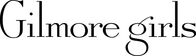 Gilmore Girls – "GILMORE GIRLS" - Logo