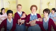 Call the Midwife - Ruf des Lebens – L-R: Lucille Anderson (Leonie Elliott), Trixie Franklin (Helen George), Phyllis Crane (Linda Bassett) und Valerie Dyer (Jennifer Kirby)