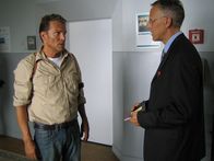 Tramitz and Friends – Zu Besuch bei Christian Tramitz (l.): Frank Leo Schröder (r.) in "Tramitz & friends"