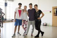 Spotlight – L-R: Rocco (Malcom Meckert), Greta (Chiara Tews), Milan (Simon Zeller) und Lotte (Jesina Amweg)